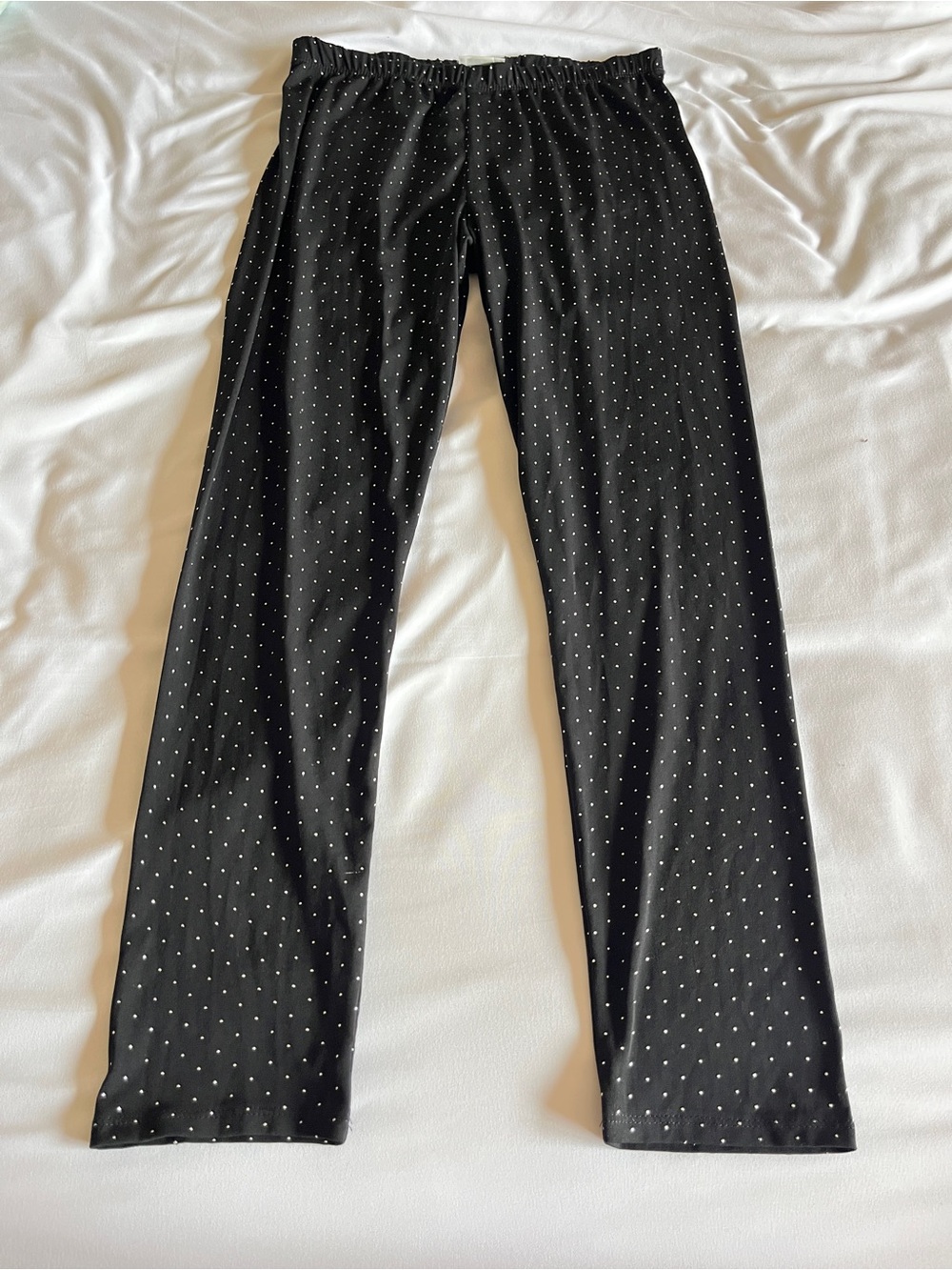 Cherokee Youth XL Black Sparkle Embellished Stretchy Loungewear Pants